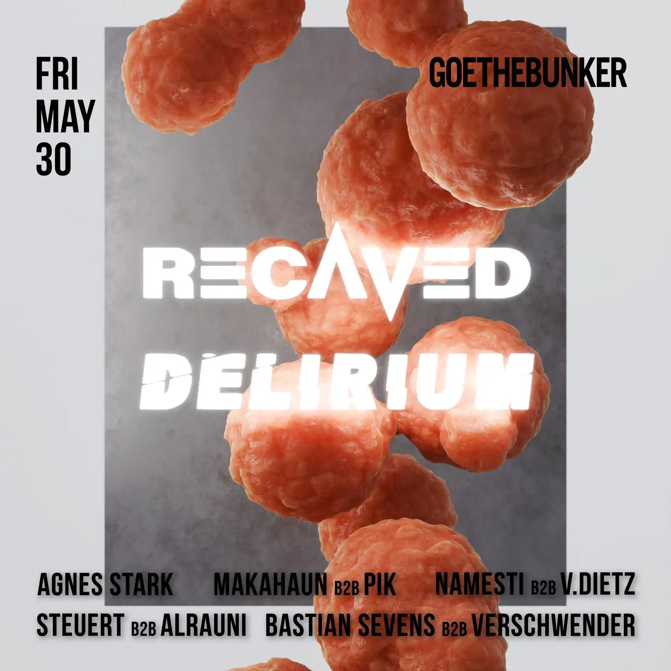 RECAVED X DELIRIUM at Goethebunker, Dortmund/Essen (30 MAY 2025)